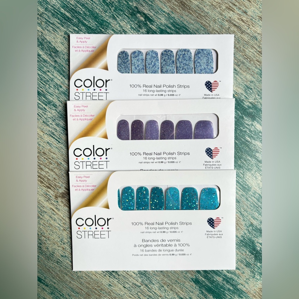 NWT; 3 Street Color Nail Polish